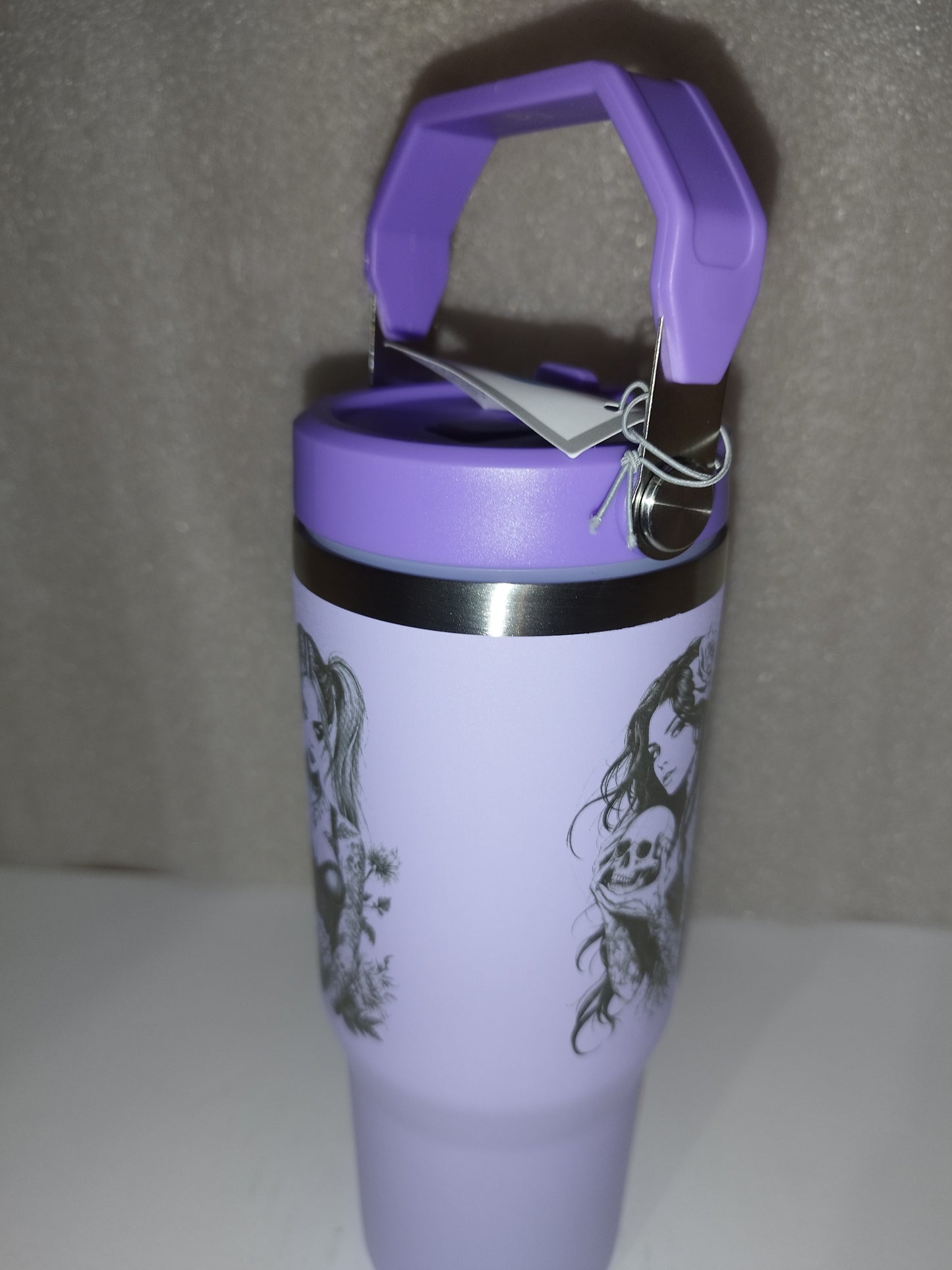 30oz Gothic girls engraved stainless steel Tumbler