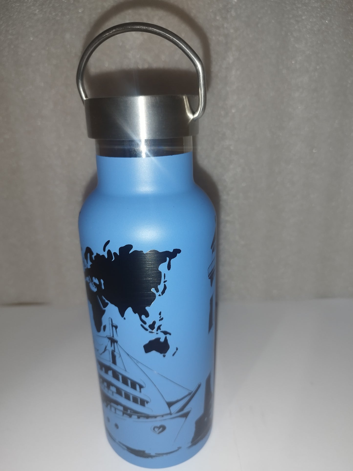 This is just UK engraved stainless steel bottle
