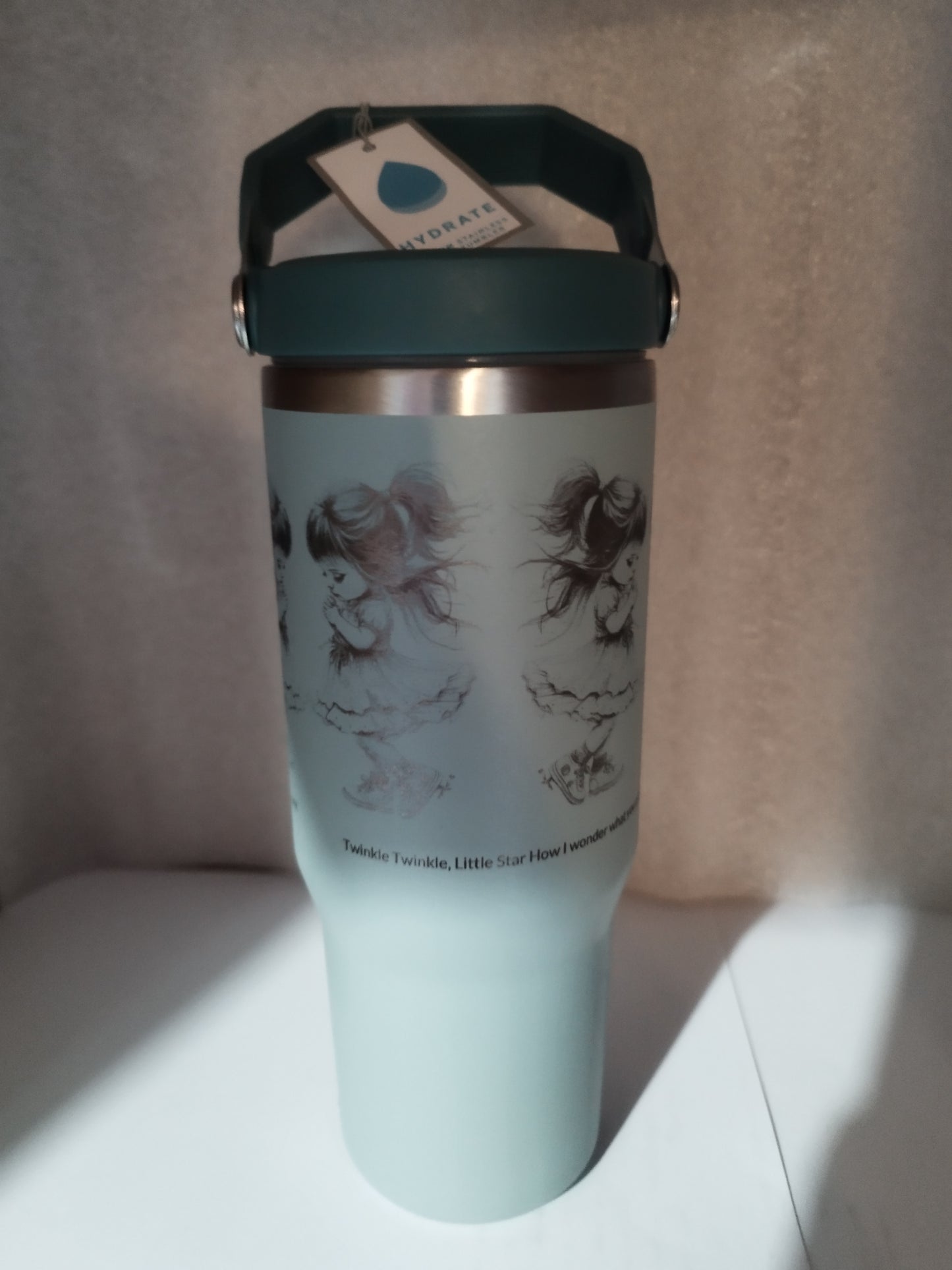 30oz Twinkle little star engraved stainless steel Tumbler