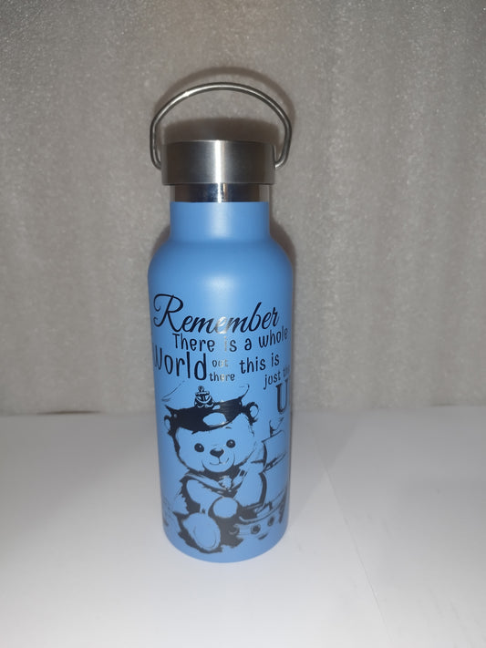 This is just UK engraved stainless steel bottle