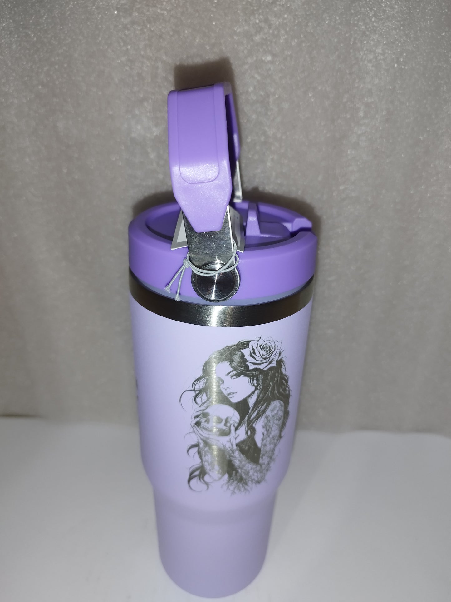 30oz Gothic girls engraved stainless steel Tumbler