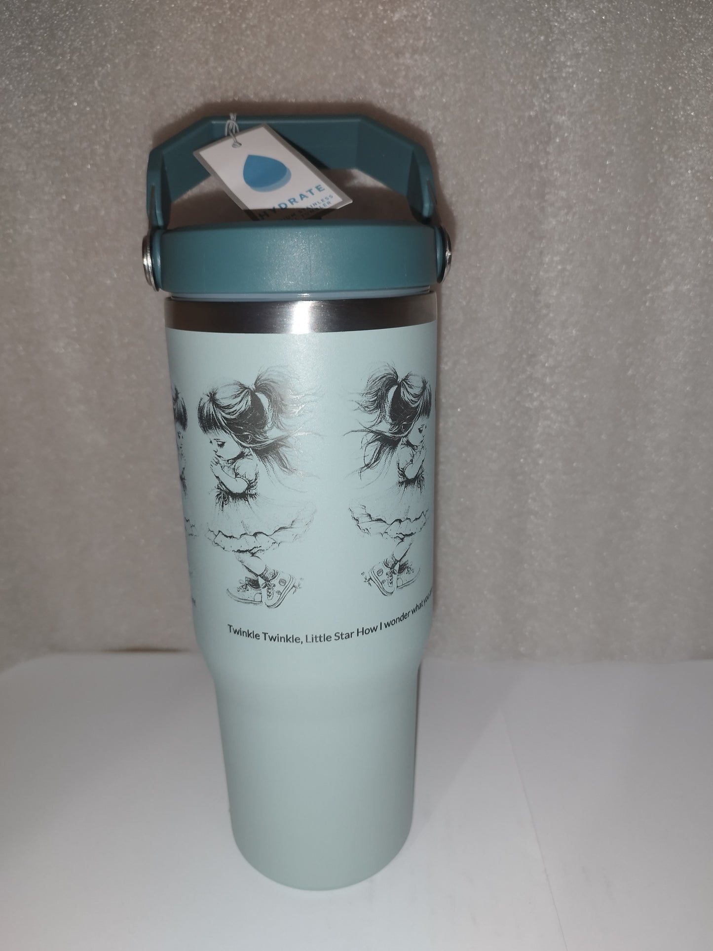 30oz Twinkle little star engraved stainless steel Tumbler