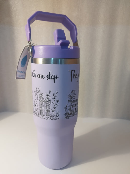 30oz Elegant inspirational engraved stainless steel Tumbler